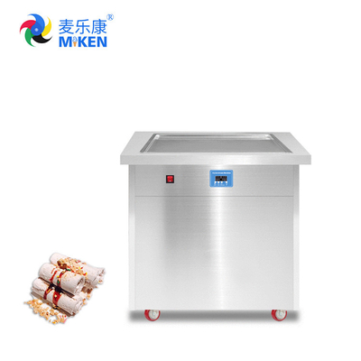 Exportación popular de alta calidad comercial de Tailandia Pan Fried Ice Cream Machine For del yogurt congelado de MK-PF1S